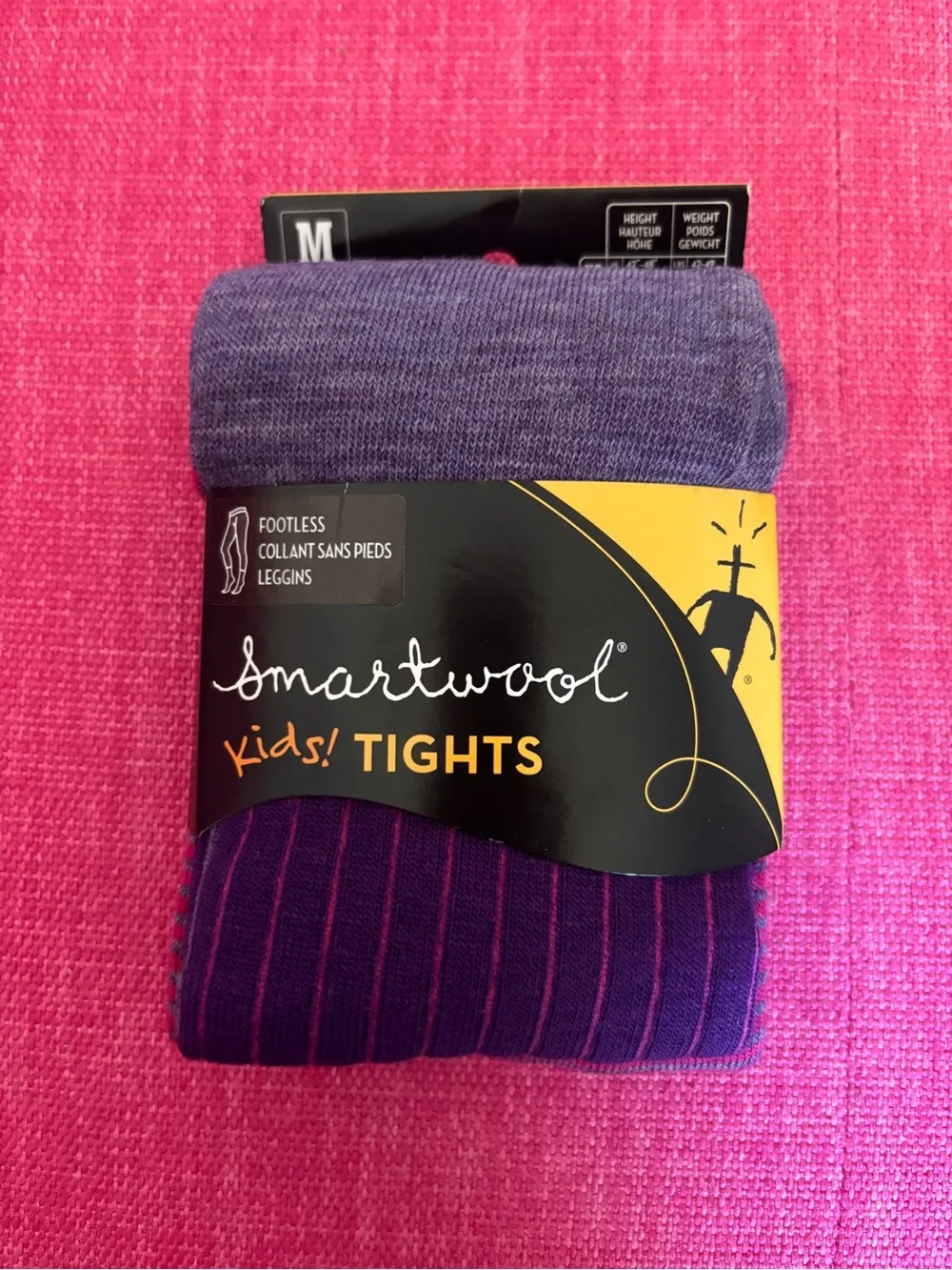 NWT Smartwool Kids Purple Footless Tights